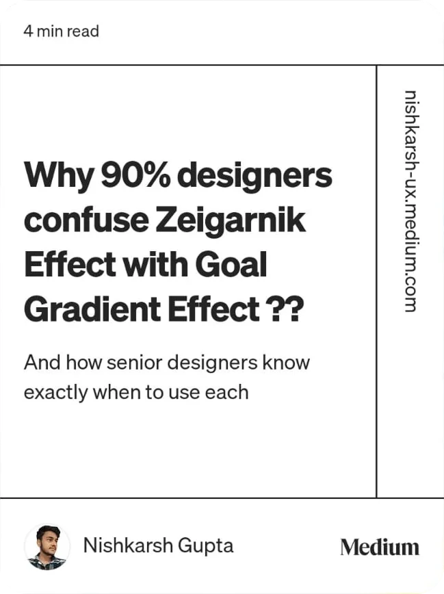 Why 90% Designers confuse Zeigarnik
