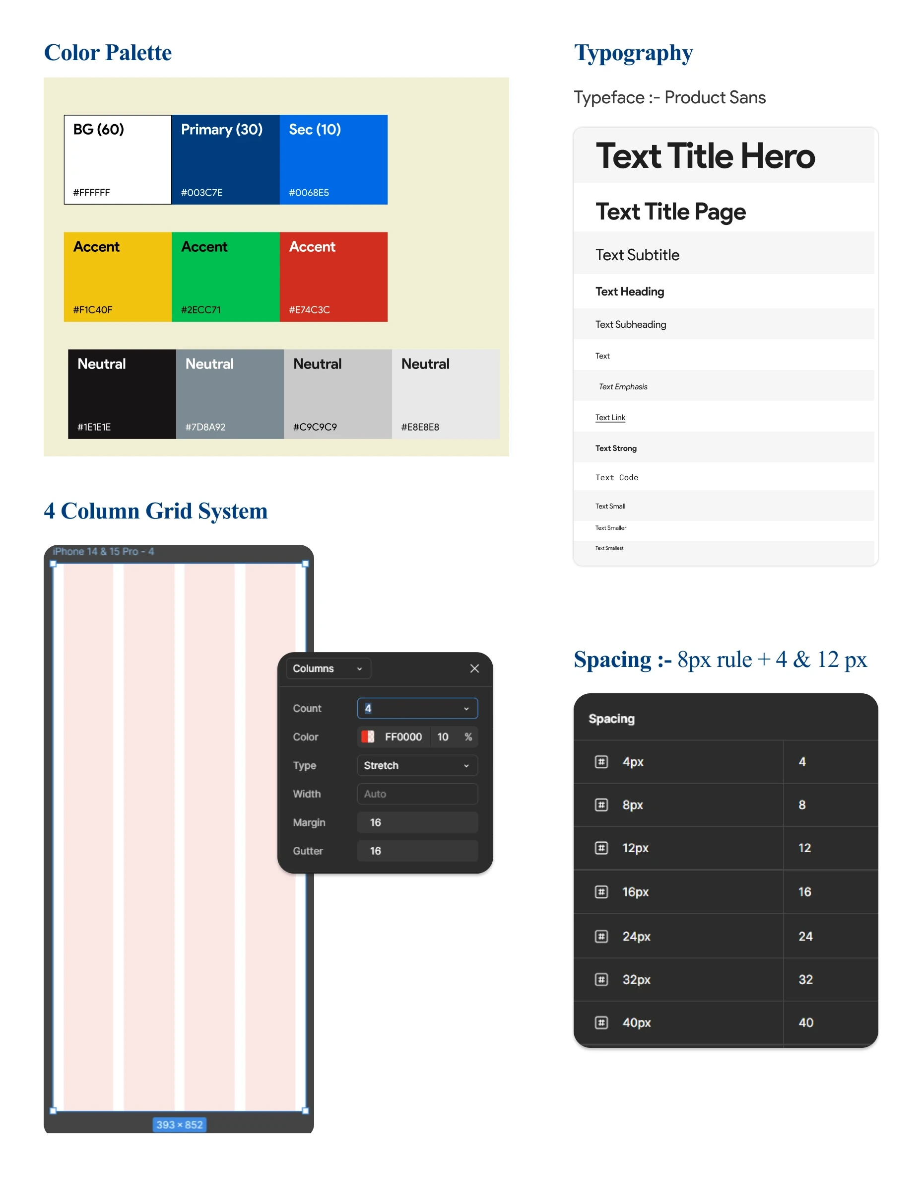 Mini design system